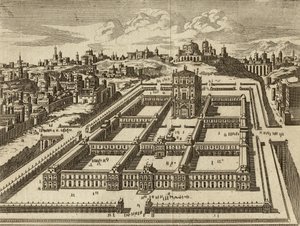 Élévation du Temple de Jérusalem tel que construit par Hérode