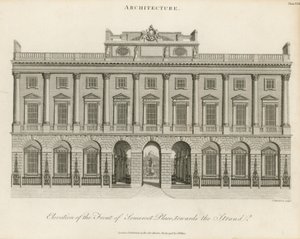 Élévation de la façade de Somerset Place