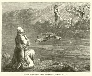 Élie montant au ciel, II, Rois, ii - English School