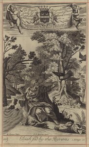 Élie nourri par les corbeaux - English School