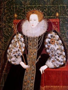 Élisabeth I, vers 1590 - English School