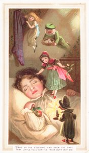 Lutins livrant des cadeaux de Noël - English School