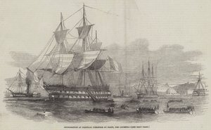 Embarquement des prisonniers politiques à Brest, pour Cayenne (gravure) - English School