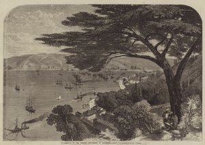 Embarquement du contingent turc à Buyukdere (gravure) - English School