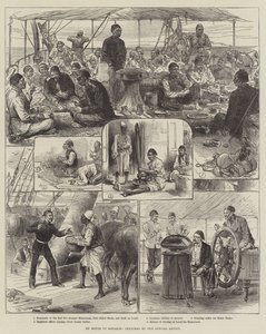 En route pour Souakim (gravure) - English School