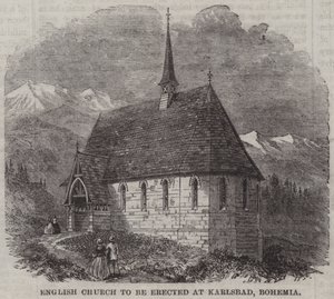 Église anglaise à ériger à Karlsbad, Bohême - English School