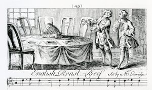 "Rôti de bœuf anglais" par M. Leveridge