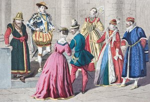 Modes anglaises du XVIe siècle, de 