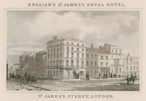 Hôtel Royal Englishs St Jamess, St Jamess Street, Londres - English School
