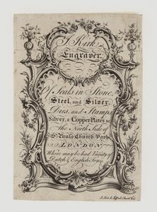 Graveurs de sceaux, J Kirk, carte de visite - English School
