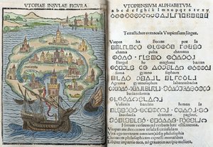 Gravure de « Utopia » par Thomas More