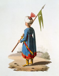 Porte-enseigne des spahis, 1818 - English School