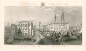 Entrée dans la ville, par le pont de Londres - English School
