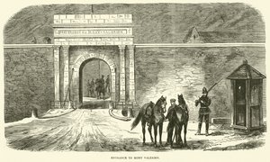 Entrée de Mont Valérien, janvier 1871 - English School