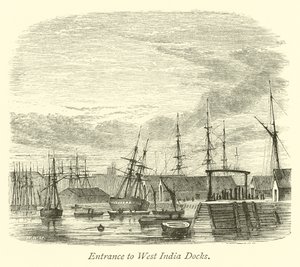 Entrée des Docks des Indes occidentales