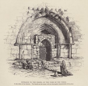 Entrée de la chapelle du Tombeau de la Vierge