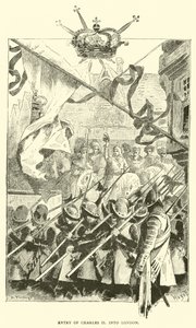 Entrée de Charles II à Londres - English School