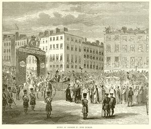 Entrée de George IV à Dublin - English School