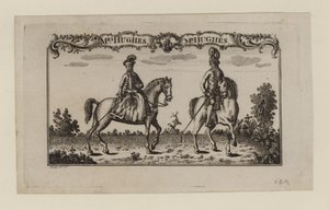 Artistes équestres, Mme Hughes et M. Hughes, carte de visite