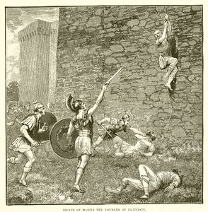 Évasion de Marius le Jeune à Préneste - English School