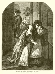 Évasion du comte de Nithsdale de la Tour - English School