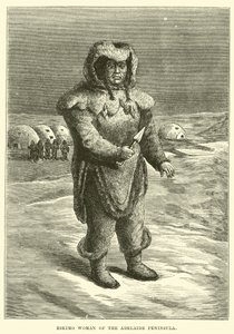 Femme esquimau de la péninsule d