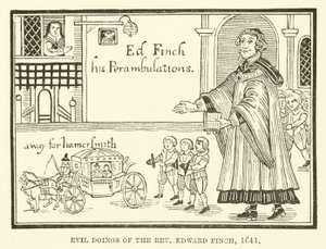 Méfaits du révérend Edward Finch, 1641 - English School