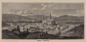 Évreux, Normandie (gravure) - English School
