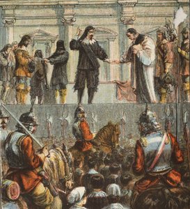 Exécution de Charles Ier, pub. 1890 - English School