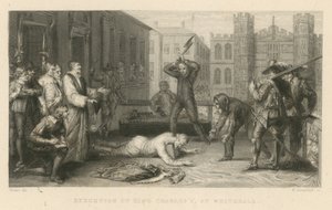 Exécution du roi Charles Ier à Whitehall - English School