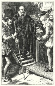 Exécution de Sir Walter Raleigh - English School