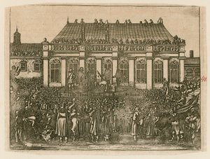 Exécution du roi Charles Ier à Whitehall - English School