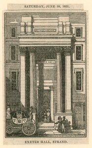 Exeter Hall, Strand, Londres