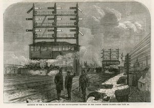 Extérieur de la cabine de signalisation AB du South-Eastern Railway à la gare de London Bridge