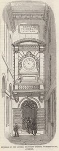 Extérieur de la station centrale de télégraphe, Pounders Court, Lothbury - English School