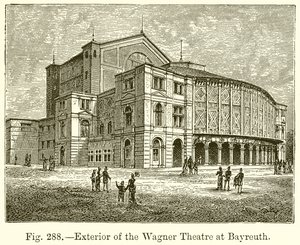 Extérieur du Théâtre Wagner à Bayreuth - English School