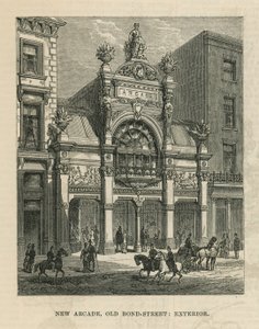 Extérieur de la nouvelle arcade sur Old Bond Street