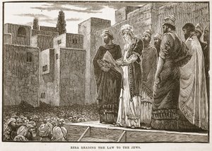 Esdras lisant la loi aux Juifs
