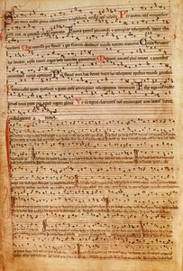 Notation musicale médiévale - English School