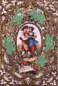 Foi et amour, carte de la Saint-Valentin
