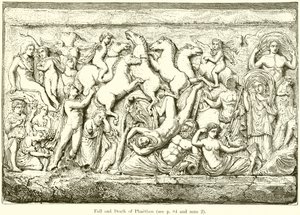Chute et mort de Phaéton - English School