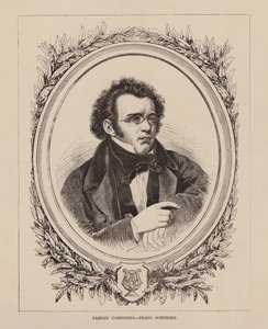 Compositeurs célèbres, Franz Schubert (gravure) - English School