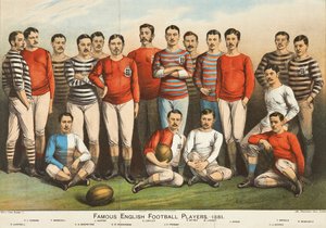 Célèbres joueurs de football anglais de 1881, de Boys Own - English School