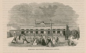 Station Farringdon Road sur le Metropolitan Railway - English School