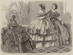 Modes de décembre (gravure) - English School