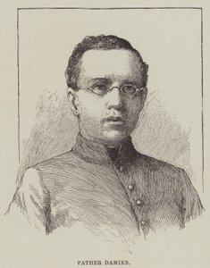 Père Damien (gravure) - English School