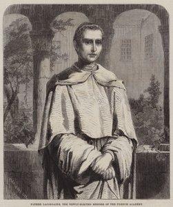 Père Lacordaire, le nouveau membre élu de l