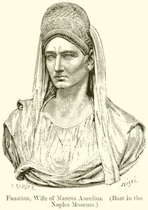 Faustine, épouse de Marc Aurèle (Buste au Musée de Naples)