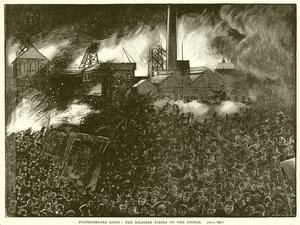 Émeutes de Featherstone : Les Soldats Tirant sur le Peuple - English School