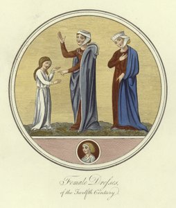 Vêtements féminins du XIIe siècle - English School